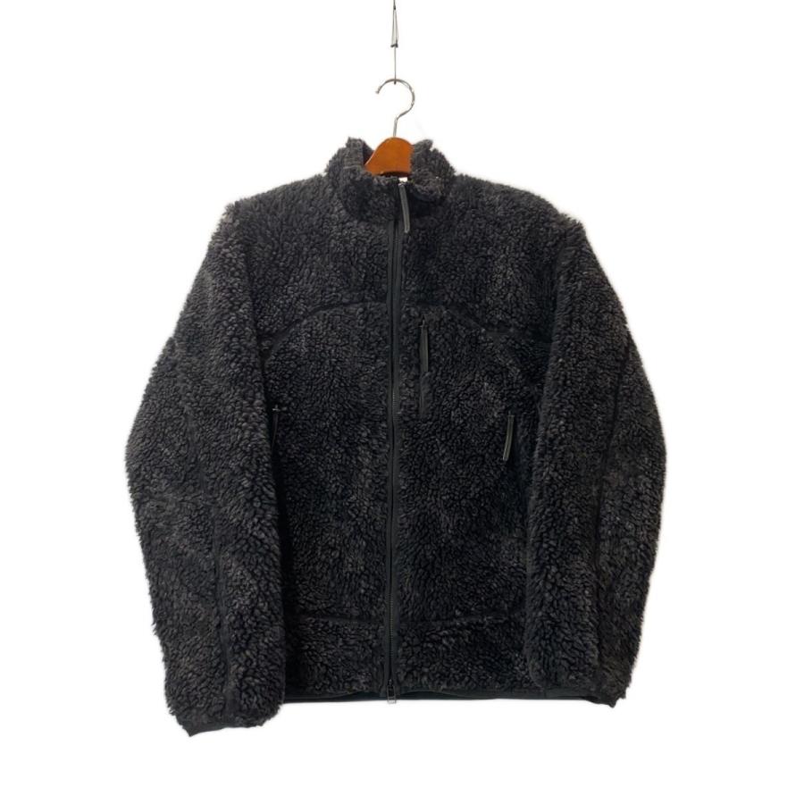 OLD JOE&CO.◇ARABESQUE PILE ZIP JACKET/38/ポリエステル/BLK/無地