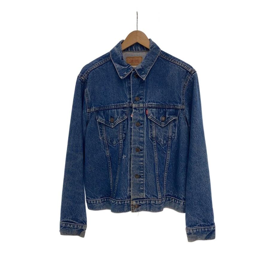 70s リーバイス 70505 4th 44 デニムジャケット ケアタグ Levi's◇70s/70505/4th/紙ケアタグ/Gジャン/44/デニム/IDG/無地