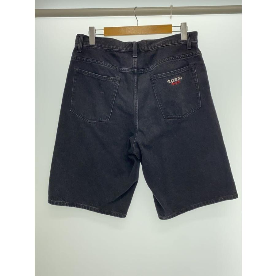 Supreme◇BAGGY DENIM SHORT/ショートパンツ/32/デニム/BLK/無地