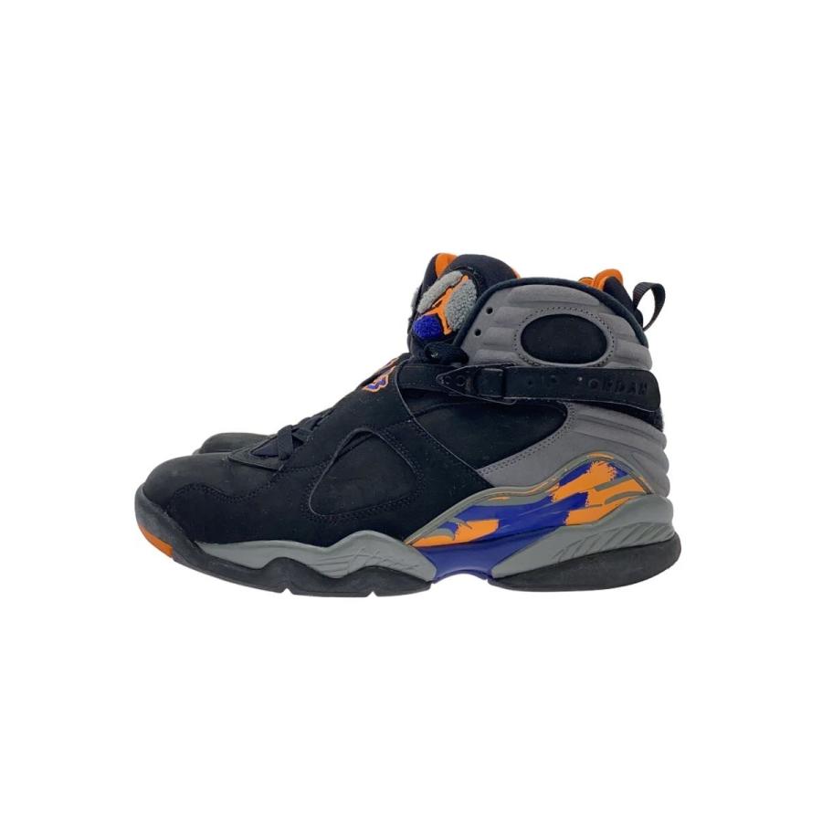 NIKE◇AIR JORDAN 8 RETRO/エアジョーダンレトロ/ブラック/305381-043