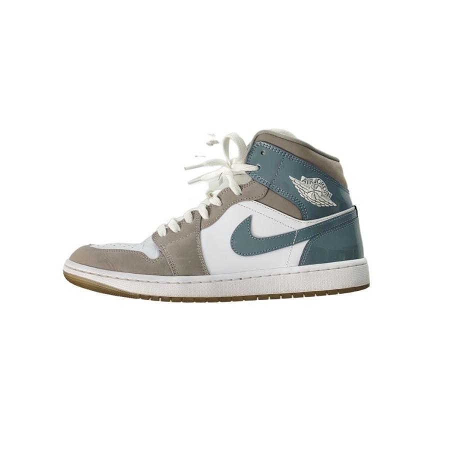NIKE◇AIR JORDAN 1 MID SE_エア ジョーダン SE/28.5cm/GRY : セカンド