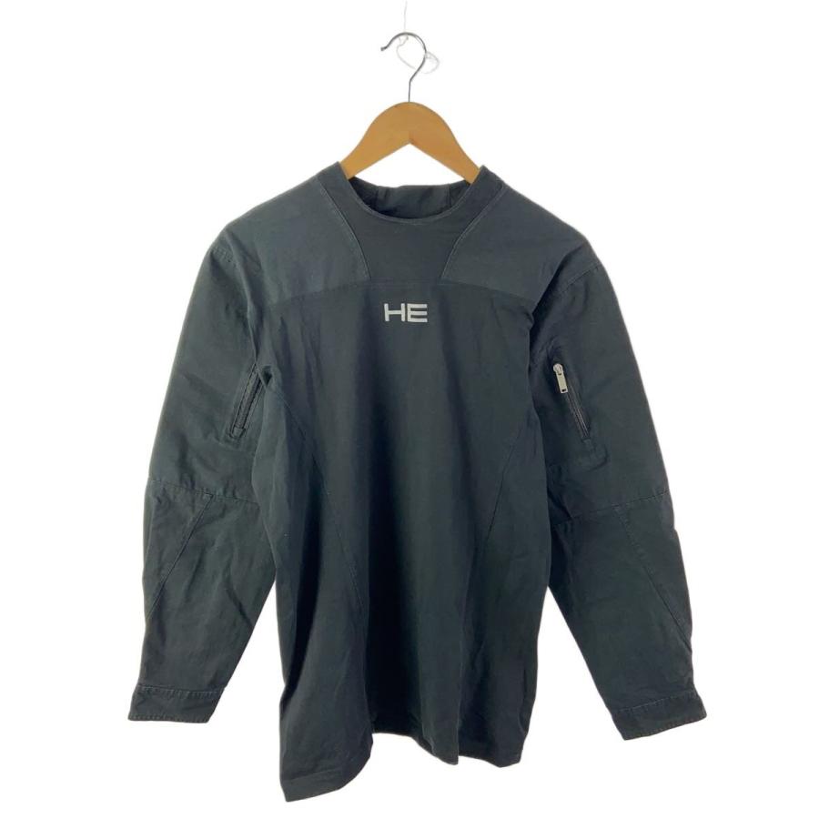 HELIOT EMIL◇Tactical Shirt/長袖シャツ/L/コットン/BLK// : セカンド