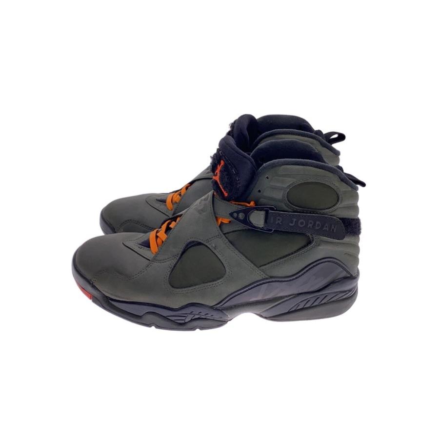 NIKE◇AIR JORDAN 8 RETRO/エアジョーダンレトロ/カーキ/305381-305 