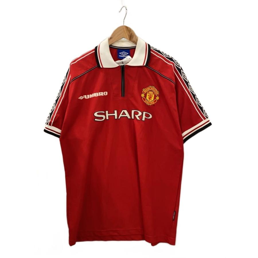 UMBRO◇90-00s/マンチェスターユナイテッド/Tシャツ/XL/ポリエステル