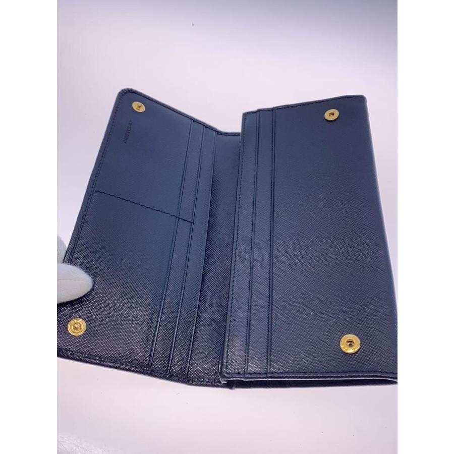 PRADA◇長財布/レザー/BLK/無地/レディース// : セカンドストリート