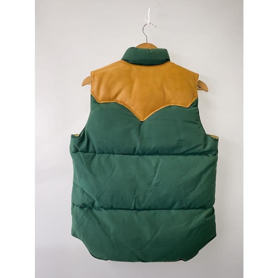 【美品】Rocky Mountain Featherbed ダウンベスト 38 Rocky Mountain Featherbed◇ダウンベスト/38/コットン/GRN/DF-B7