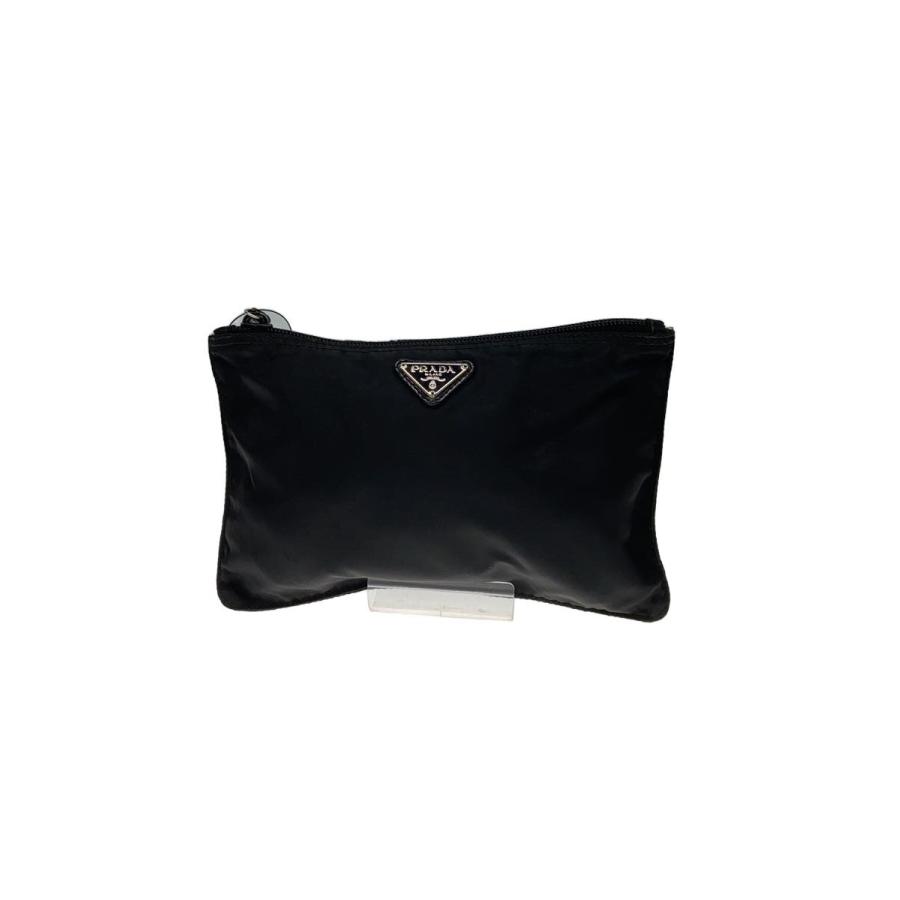 PRADA◇ポーチ/ナイロン/BLK/無地/176// : セカンドストリートYahoo!店