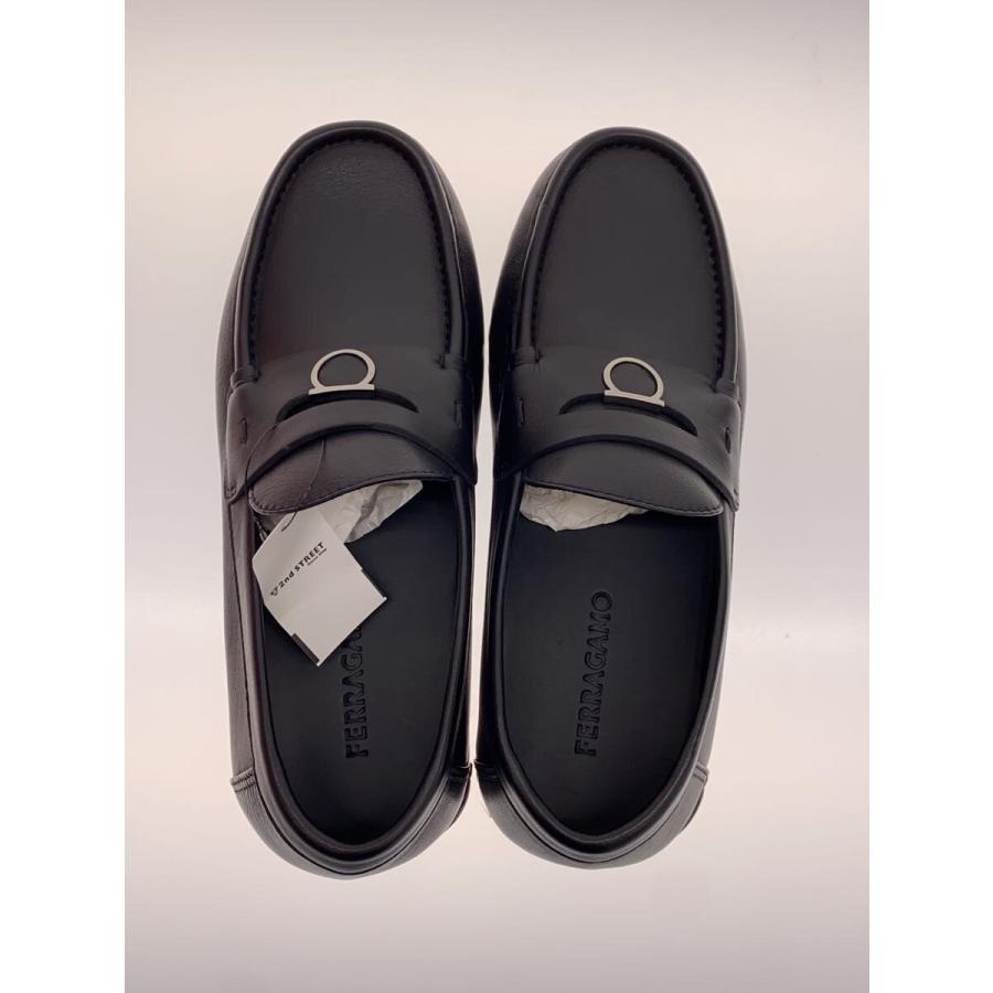 Salvatore Ferragamo◆ローファー/UK7/ブラック/レザー/00_2