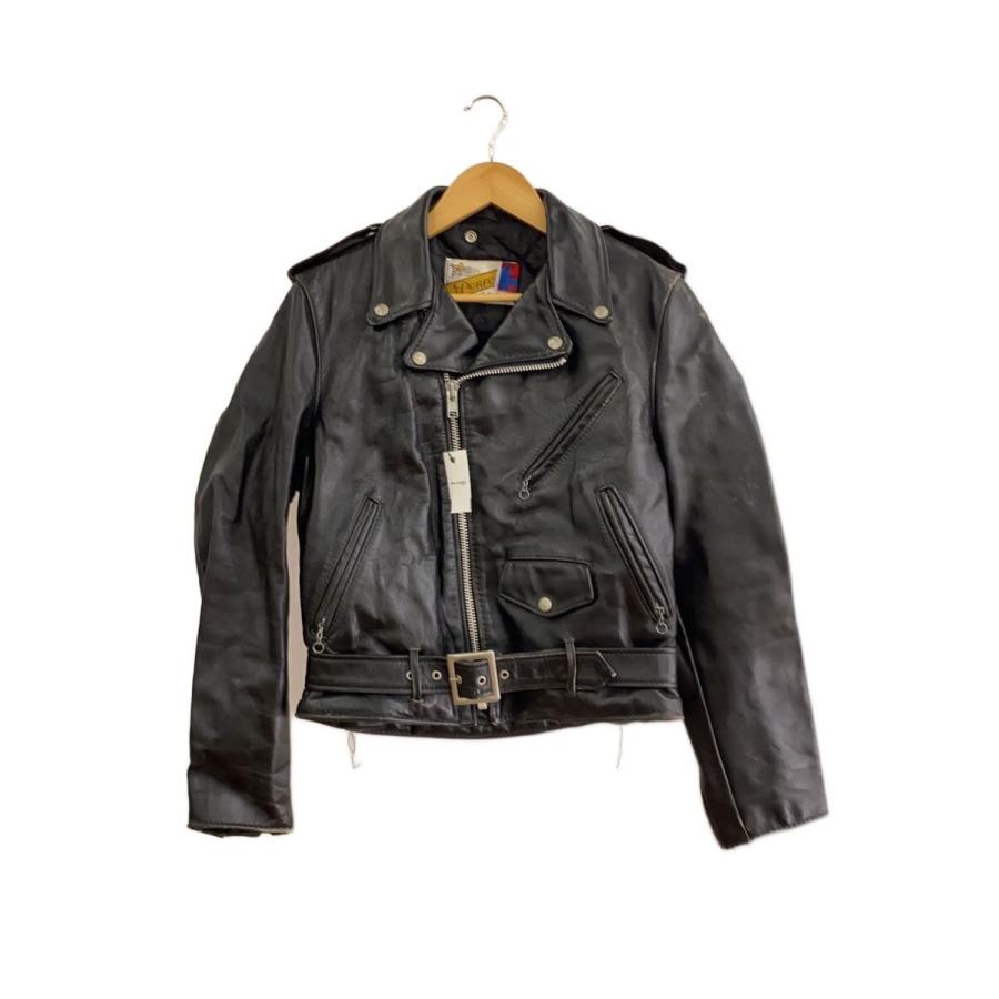 Schott ダブルライダース618 サイズ36 Schott◇ダブルライダースジャケット/36/レザー/BLK/618// : セカンド