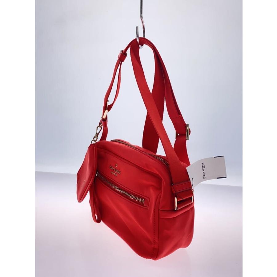 kate spade new york◇ショルダーバッグ/ナイロン/RED/WKR00572 