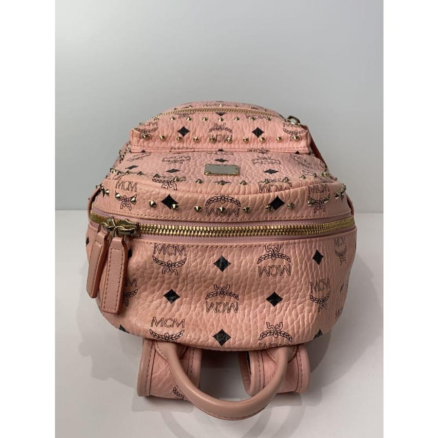 MCM◇リュック/レザー/PNK/総柄 : セカンドストリートYahoo!店 - 通販