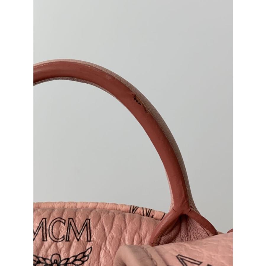 MCM◇リュック/レザー/PNK/総柄 : セカンドストリートYahoo!店 - 通販