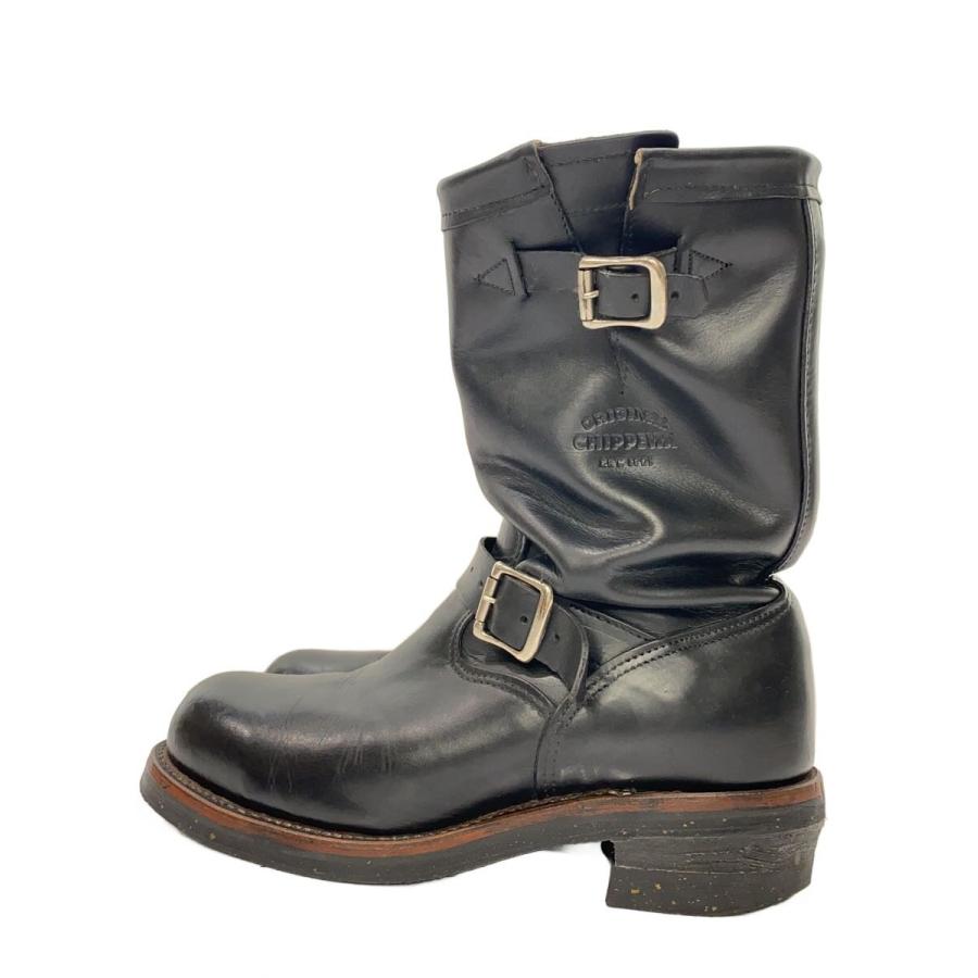 CHIPPEWA◇エンジニアブーツ/27cm/BLK/1901m03// : セカンド