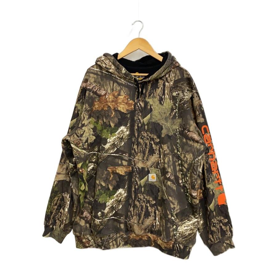 Carhartt カモフラージュ ジャケット M　Carhartt　パーカー Carhartt◇リアルツリーカモ/パーカー/XL/コットン/KHK/カモフラ