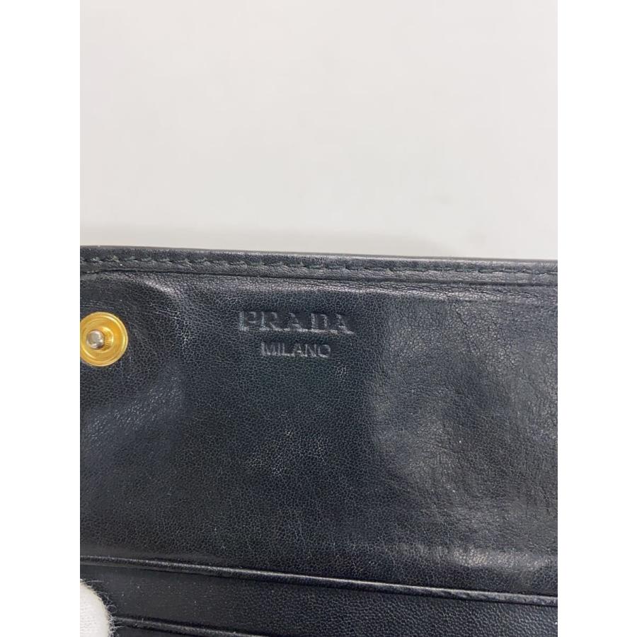 PRADA◇長財布/レザー/BLK/メンズ// : セカンドストリートYahoo!店
