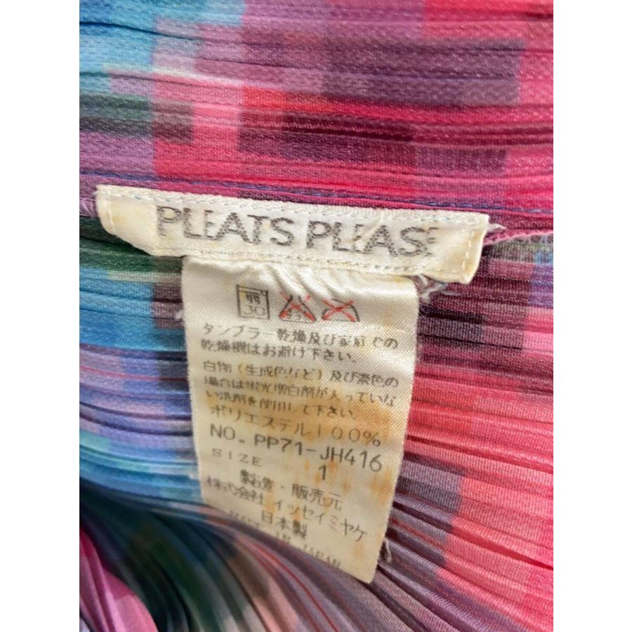PLEATS PLEASE ISSEY MIYAKE◇ノースリーブワンピース/1/ポリエステル