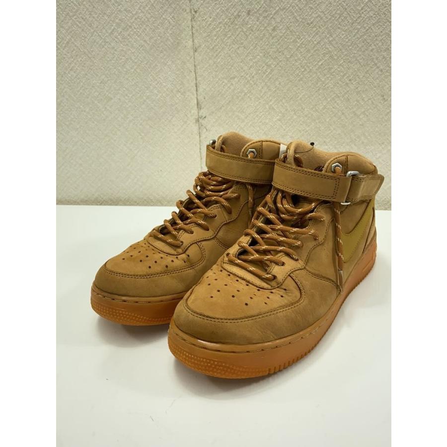 NIKE◇AIR FORCE 1 MID FLAX_エアフォース ミッド フラックス/27.5cm 