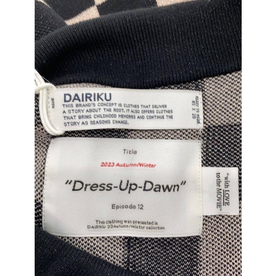 DAIRIKU◆ポロシャツ/L/レーヨン/CRM/チェック/23AW K-9_2