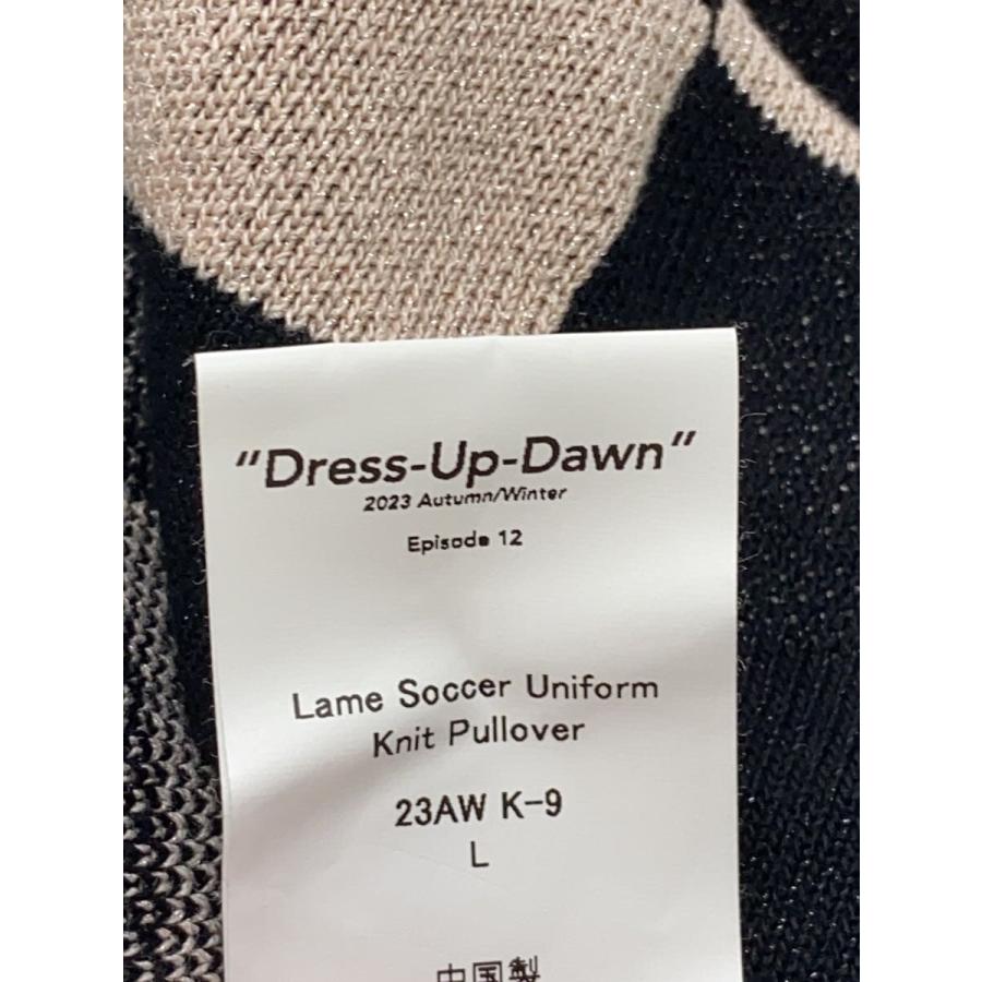 DAIRIKU◆ポロシャツ/L/レーヨン/CRM/チェック/23AW K-9_3