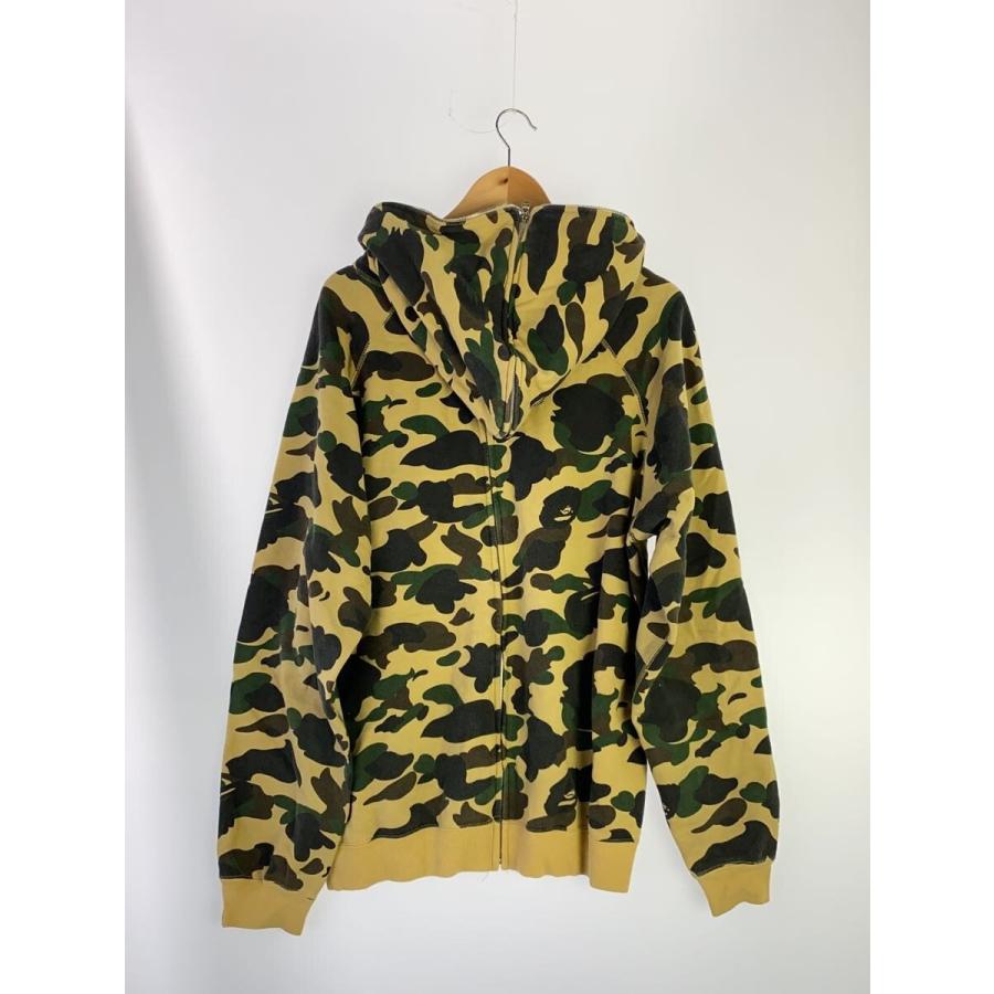 A BATHING APE◆ジップパーカー/L/コットン/KHK/カモフラ//