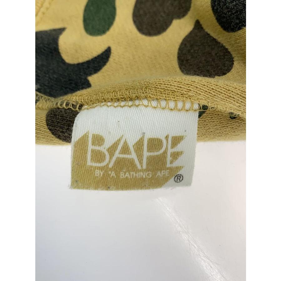 A BATHING APE◆ジップパーカー/L/コットン/KHK/カモフラ//