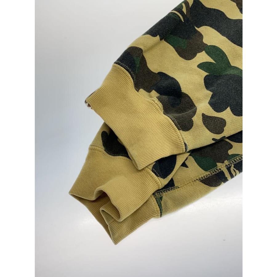 A BATHING APE◆ジップパーカー/L/コットン/KHK/カモフラ//