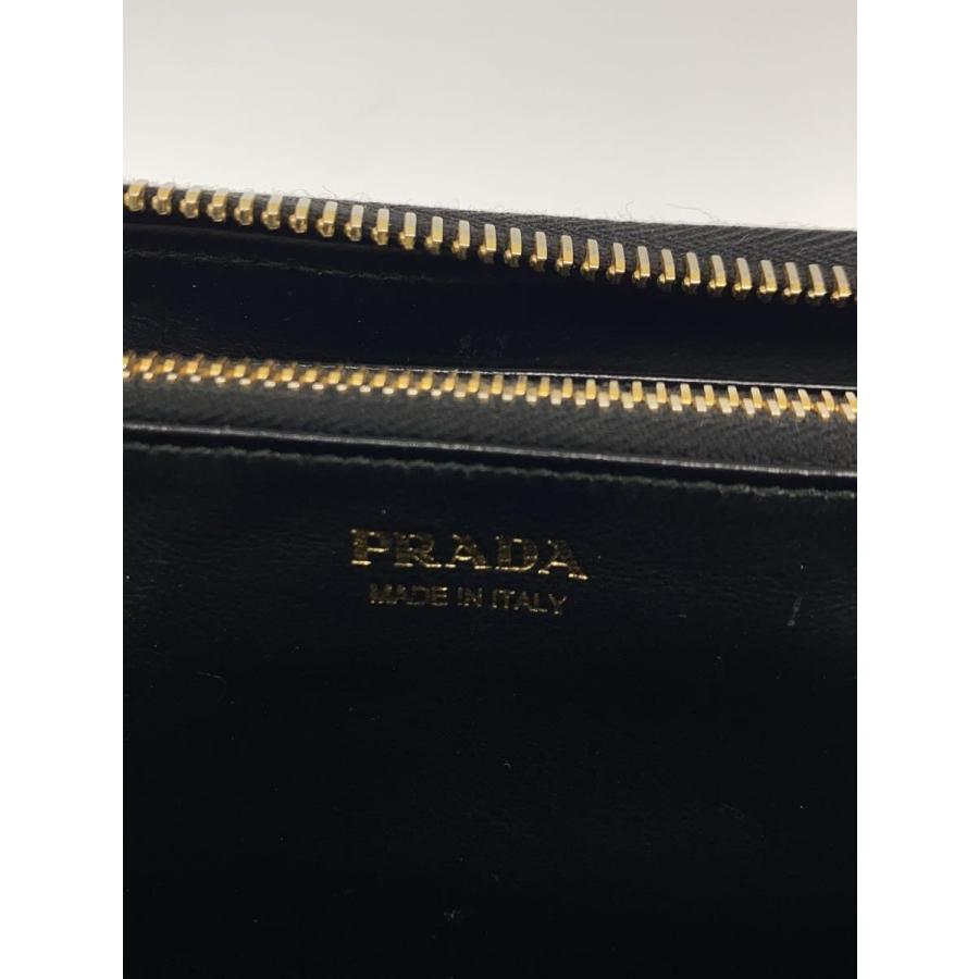 PRADA◇長財布/レザー/BLK/レディース// : セカンドストリートYahoo!店