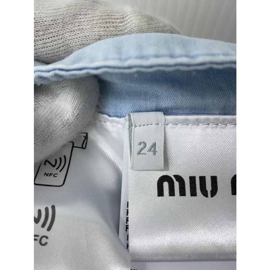 MIU MIU◆ボトム/24/コットン/IDG//_4