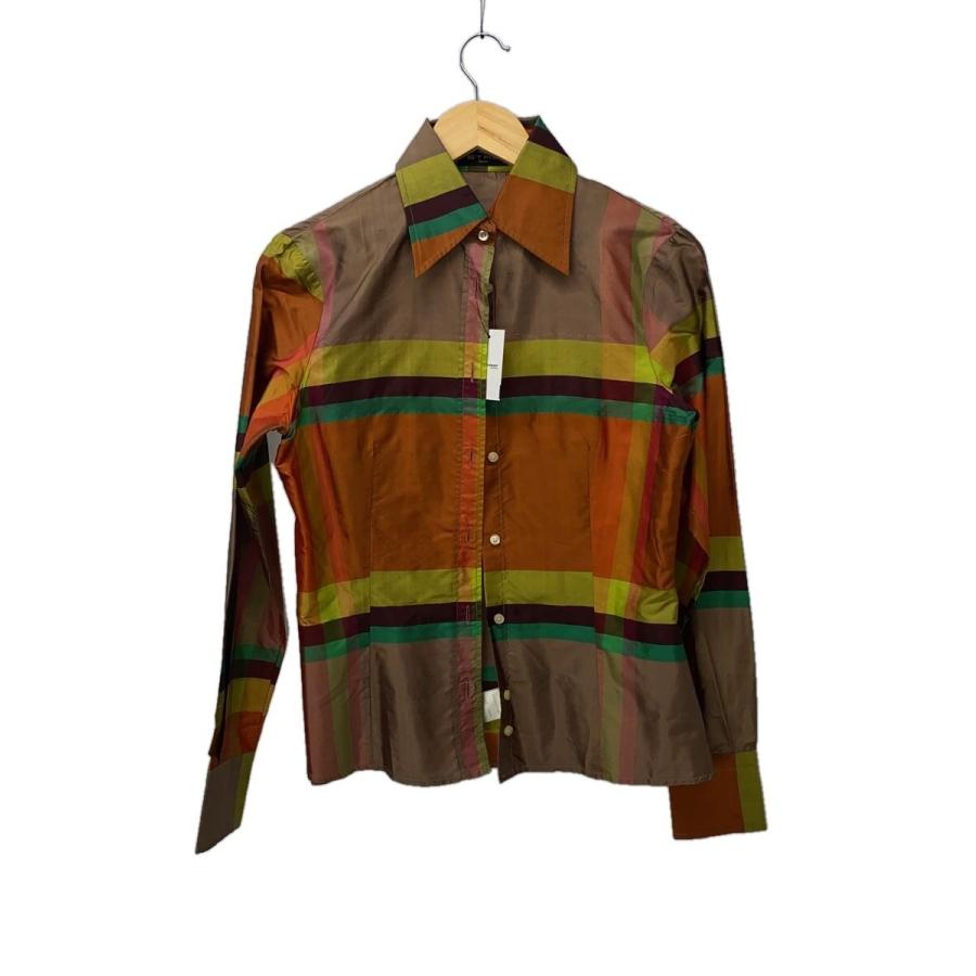 ETRO◇長袖シャツ/42/シルク/BRW// : セカンドストリートYahoo!店