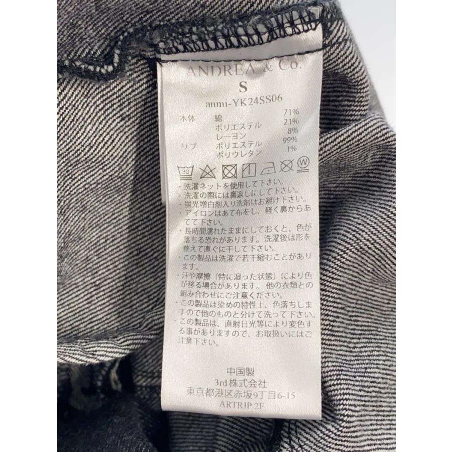ANDREA&Co.◇24SS/オールインワン/S/コットン/BLK/anmi-YK24SS06 