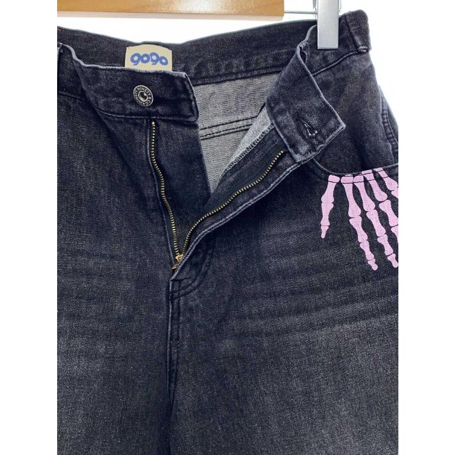 9090◇Bone Hand Rigid Denim Pants/XL/デニム/BLK/NN2231 