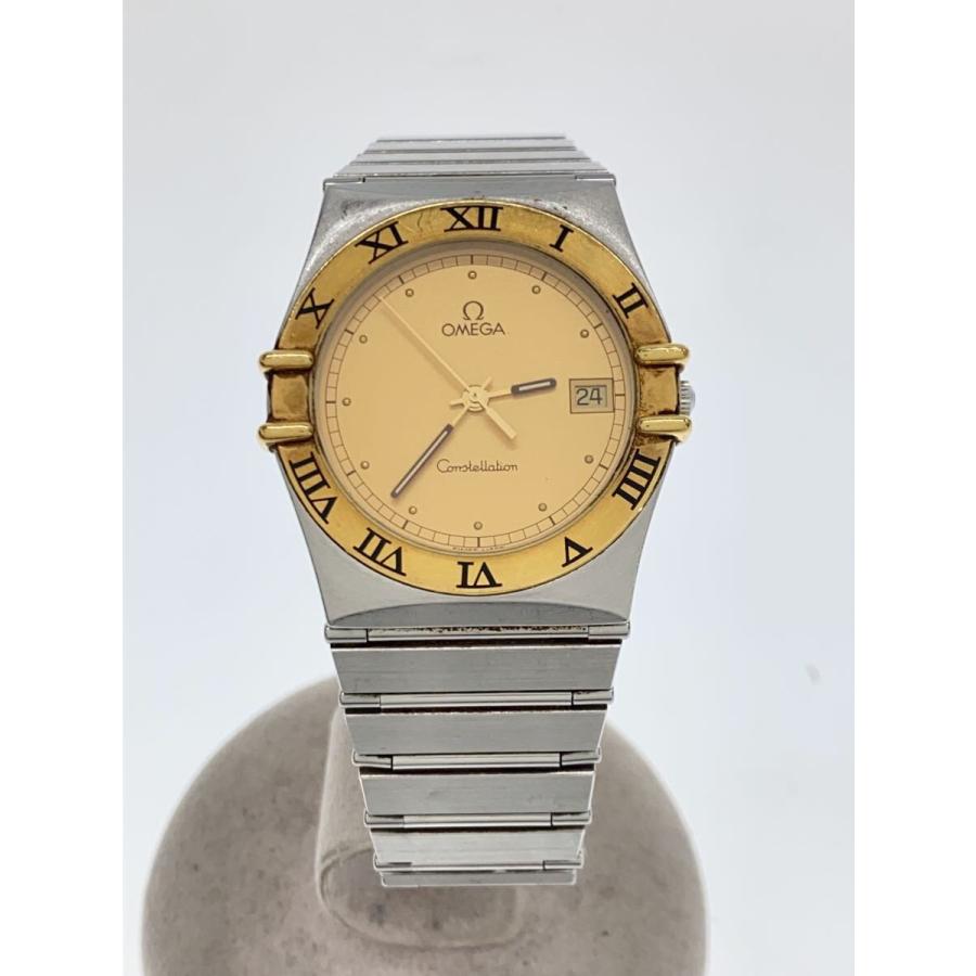OMEGA◇92年製/オールド/Constellation/クォーツ腕時計/アナログ/GLD