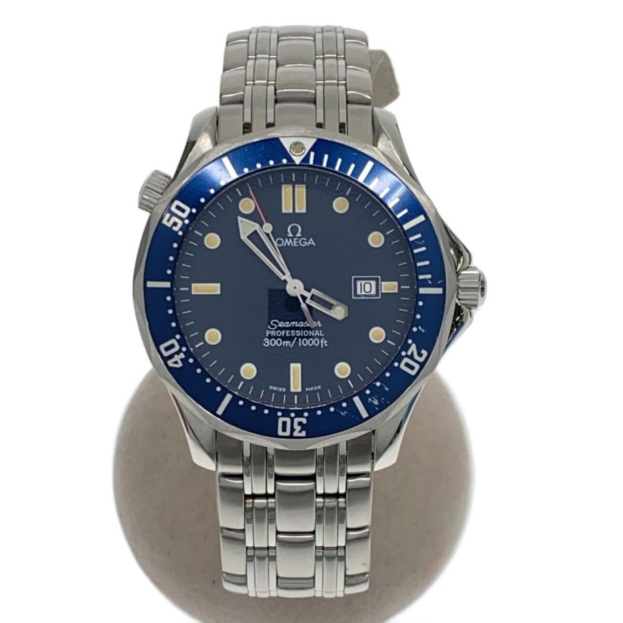 OMEGA◇クォーツ腕時計/シーマスター/アナログ/ステンレス/SLV