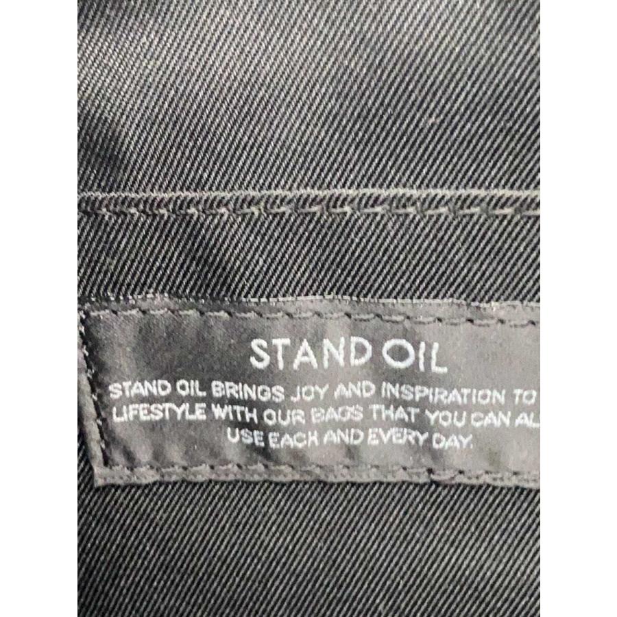 STAND OIL◇ショルダーバッグ/フェイクレザー/BLK/無地// : セカンド