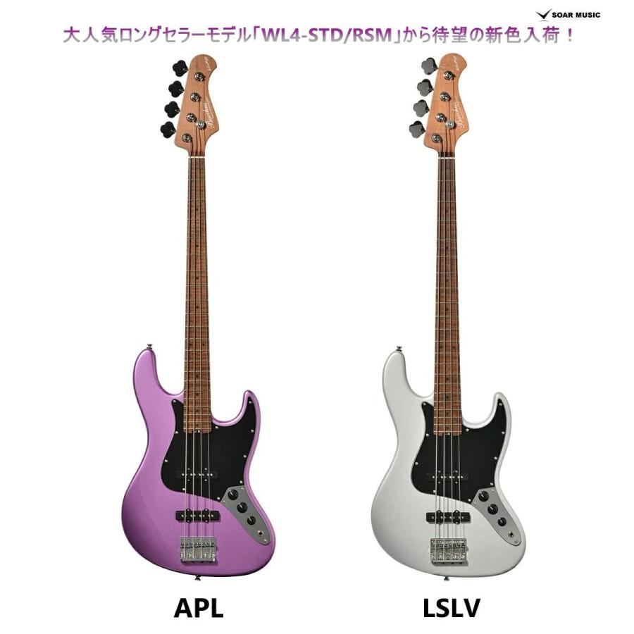 Bacchus（バッカス） WL4-STD/RSM ローステッドメイプルネック採用