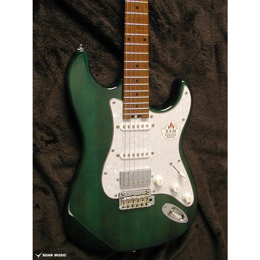 Bacchus BSH-850RSM/STG エレキギター ストラト 緑