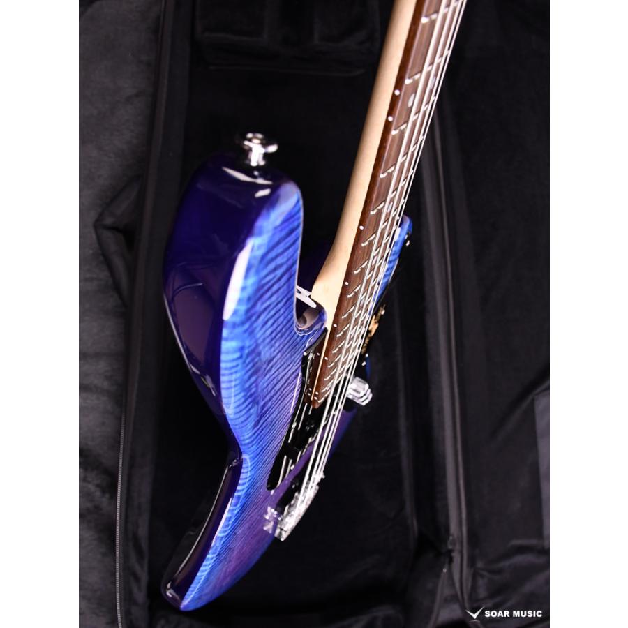 MJ24-MV-TOCHI WSE’24/NJ HYD-BL-B モモセ エレキベース 24フレット 限定モデル Modern Virtuoso フレイムトチ 栃 国産 ハンドメイド ジャズベース 【Axster】