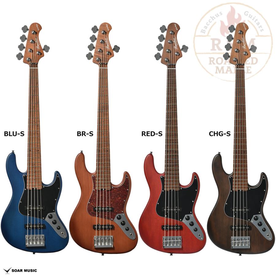 Bacchus WL5-STD/RSM バッカス 5弦 エレキベース ローステッド
