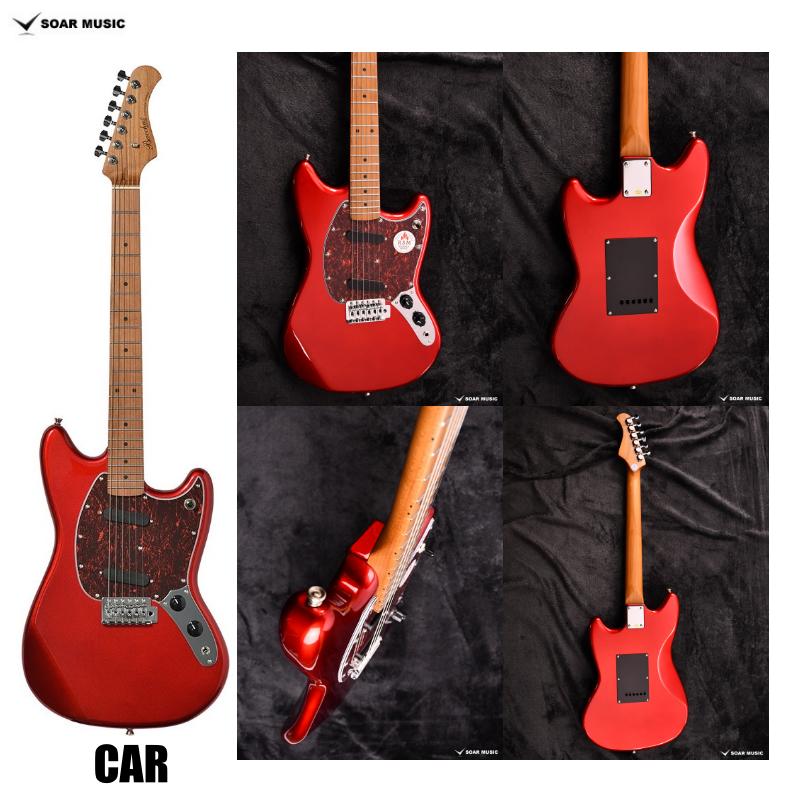 バッカスサイクロンエレキギター Bacchus バッカス BMS-1R ムスタング サイクロン タイプ BMS-1R BLK