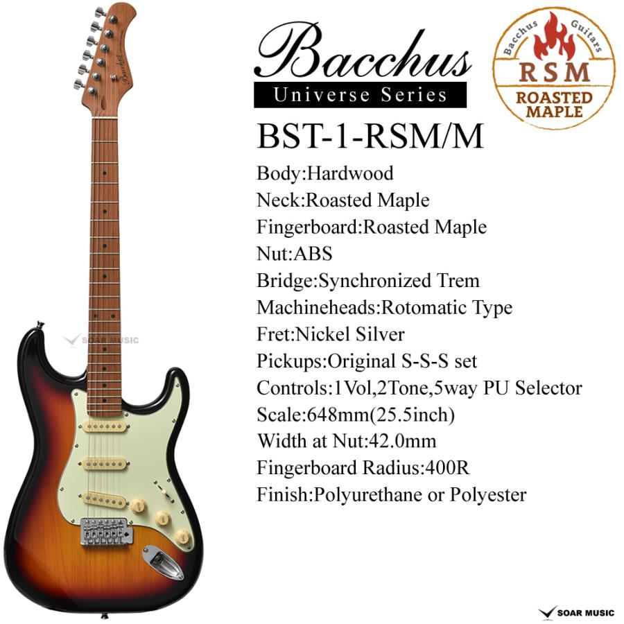 Bacchus（バッカス） ミニアンプセット 調整付 BST-1-RSM/M エレキ