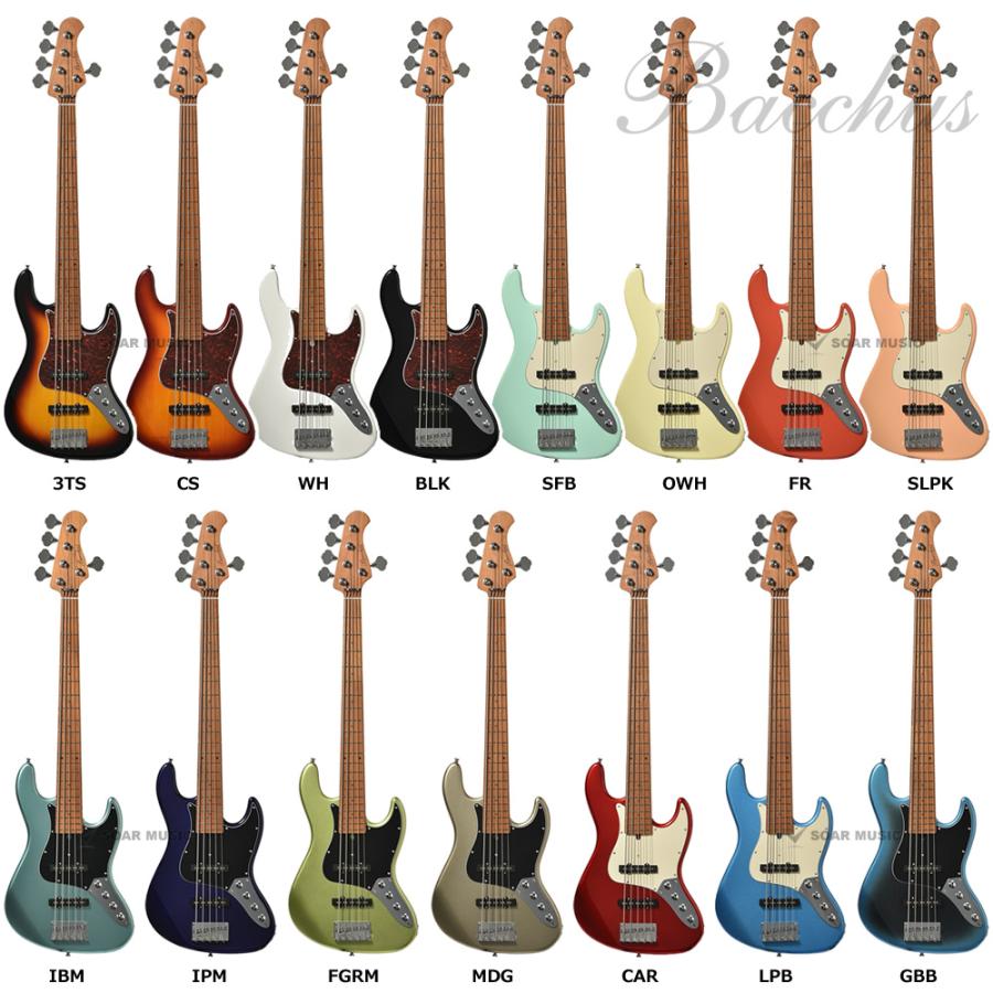 Bacchus（バッカス） Bacchus WJB5-1DX-AC RSM/M アクティブ 5弦ベース