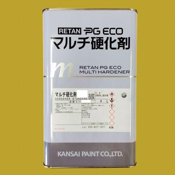 関西ペイント　381-202　レタンPGエコ　マルチ硬化剤　遅乾形　4L