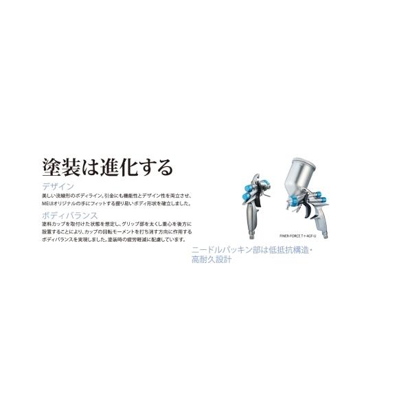 NEWモデル) (K.M)明治(meiji)スプレーガン FINER-FORCE B 塗料 NEWモデル) (K.M)明治(meiji)スプレーガン FINER-FORCE B 塗料