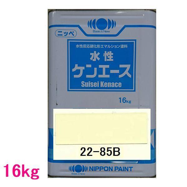 日本ペイント　つや消し水性塗料　水性ケンエース　色：22-85B　16kg（一斗缶サイズ）｜sspaint