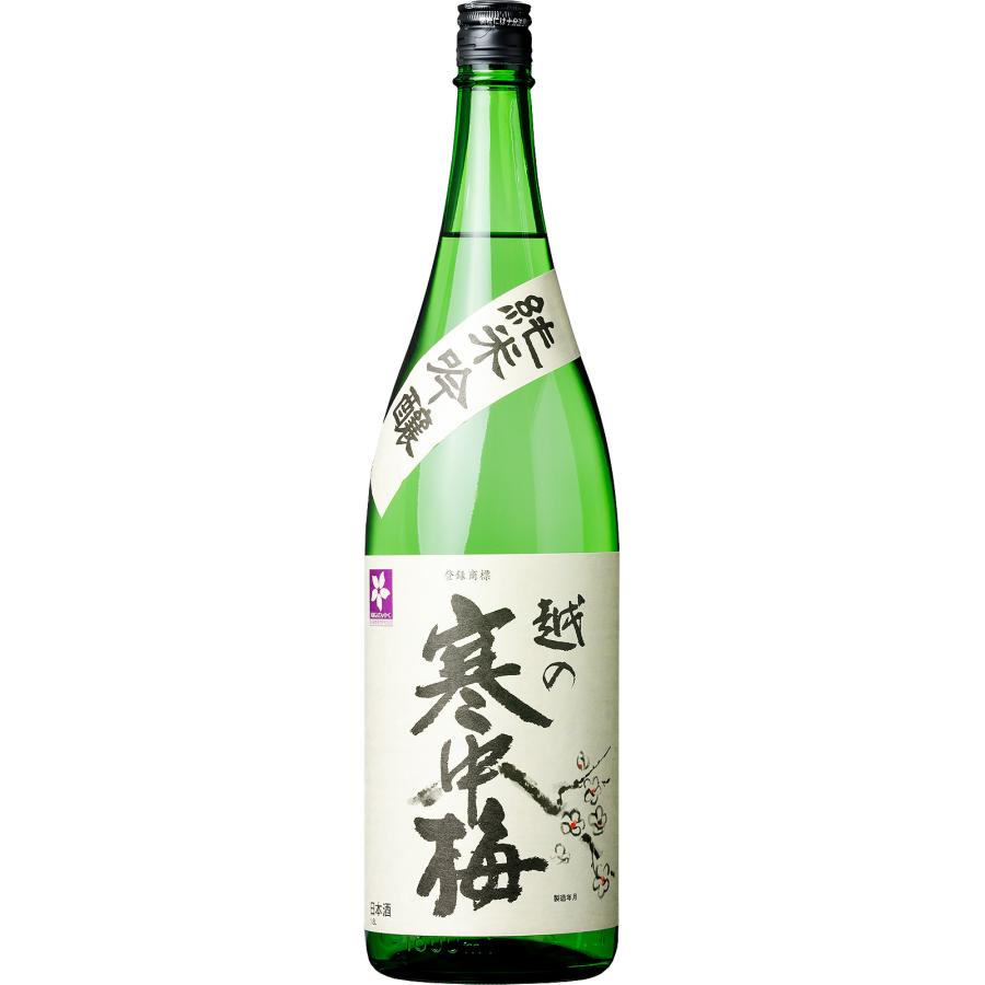 越の寒中梅 純米吟醸 1800ml 新潟 日本酒 地酒 辛口 すっきり 食中酒 晩酌 ギフト 贈答用 人気 おすすめ | 