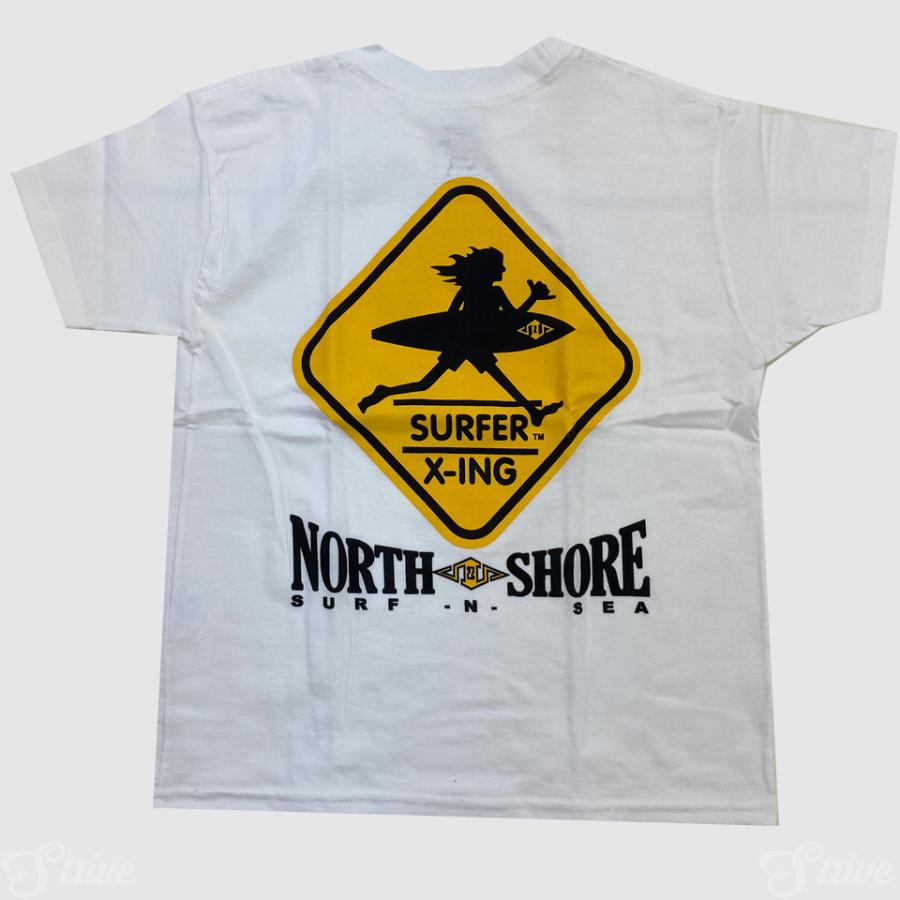 SURF-N-SEA サーフアンドシー Kids ノースショアXing Tシャツ : エス