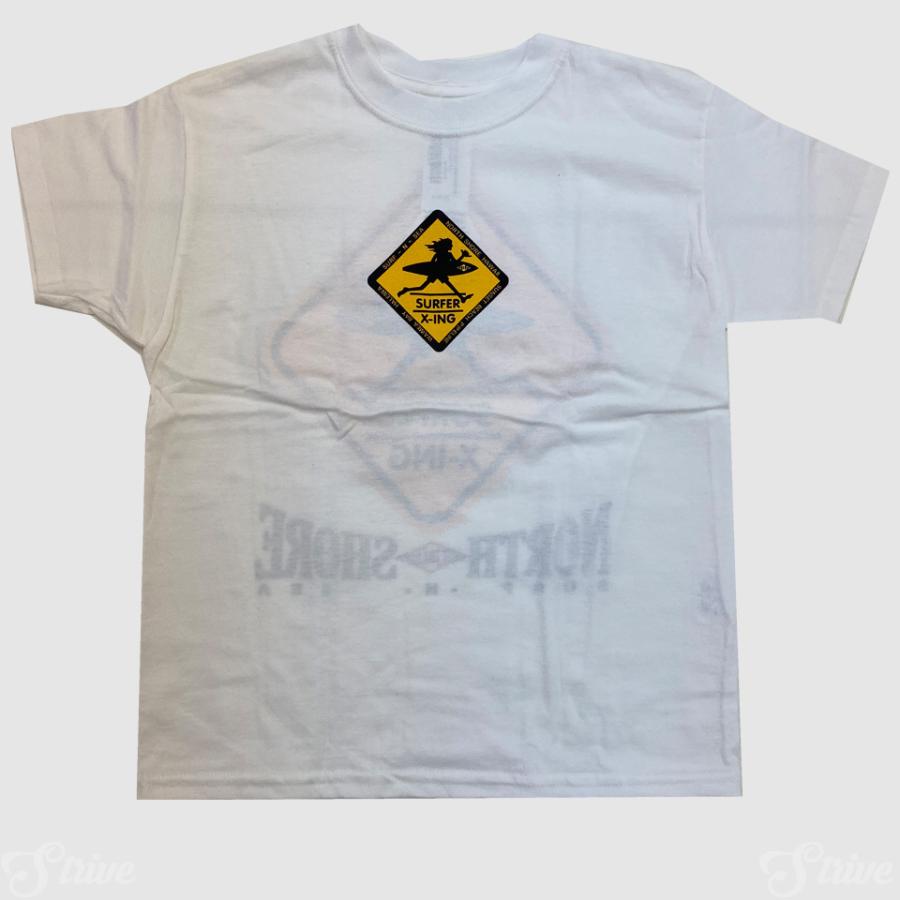 SURF-N-SEA サーフアンドシー Kids ノースショアXing Tシャツ : エス