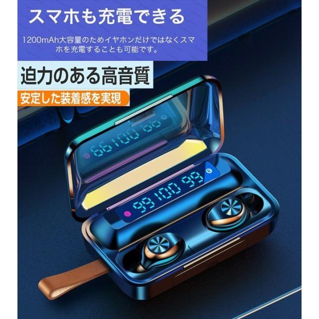 新作 Bluetooth イヤホン ワイヤレスイヤホン 珍しい 5 0 スポーツ ヘッドフォン 充電式 両耳 左右 ブルートゥースイヤホン 高音 片耳