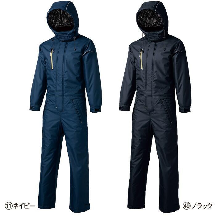 防寒ツナギ 54349 秋冬用ツナギ服 クロダルマ kurodaruma 防寒ウェア