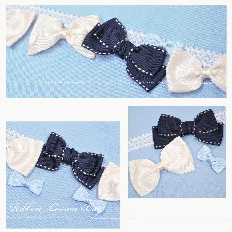 レッスンバッグ 3点 セット 女の子 子供 日本製 リボン かわいい 入学